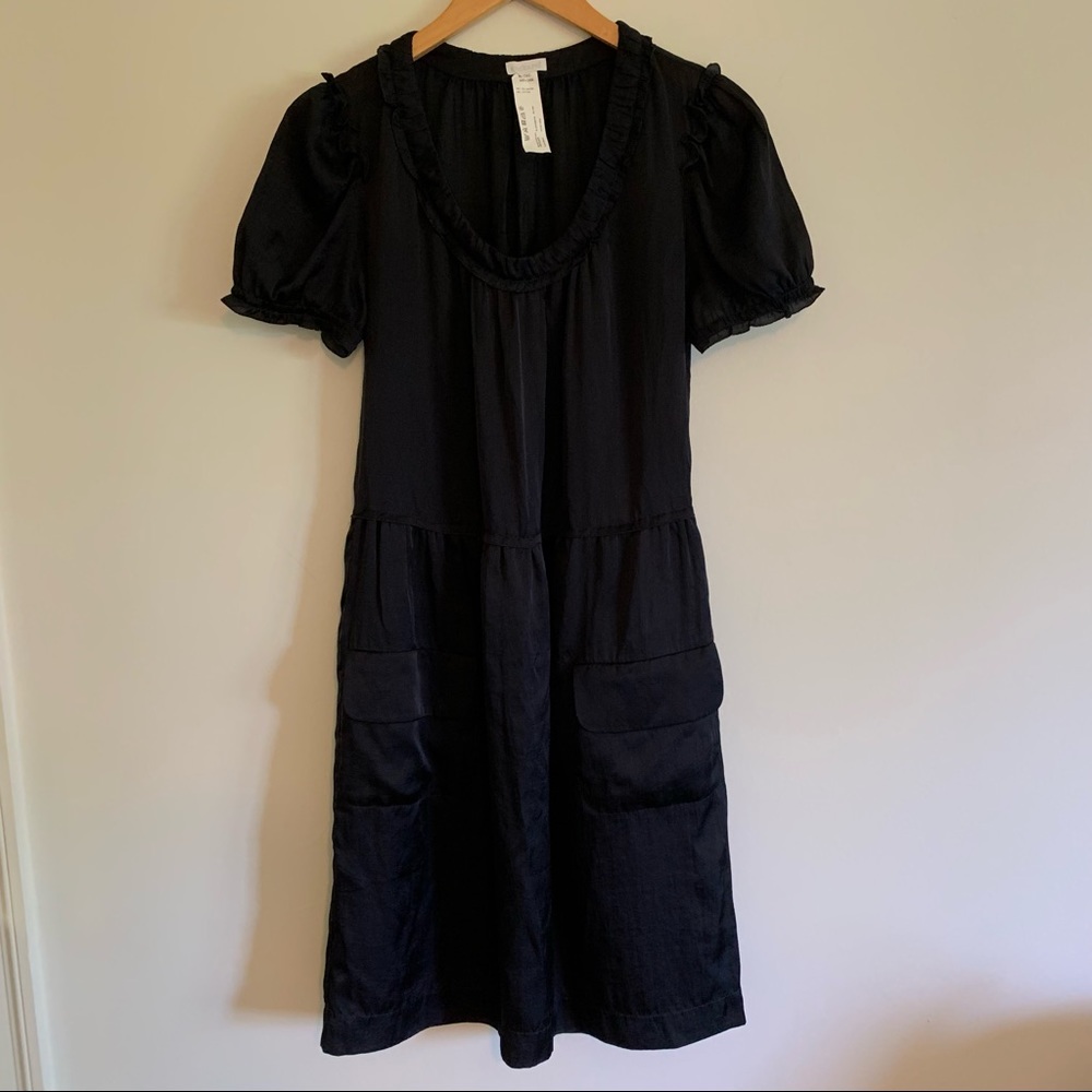 Cacharel Black Day Dress, FR 38 / US 6